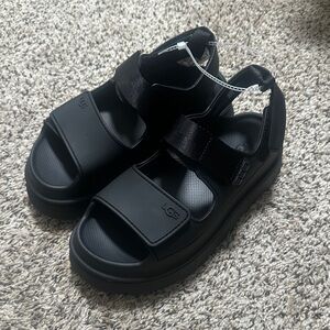 UGG Black Goldenglow Sandals
